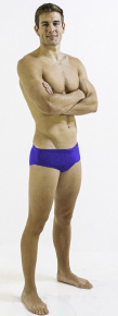 Badehose Herren Finis Aquashort Solid Blueberry