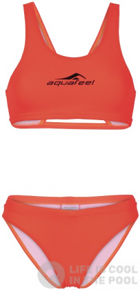 Badeanzug Mädchen Aquafeel Racerback Girls Orange