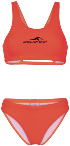 Badeanzug Mädchen Aquafeel Racerback Girls Orange