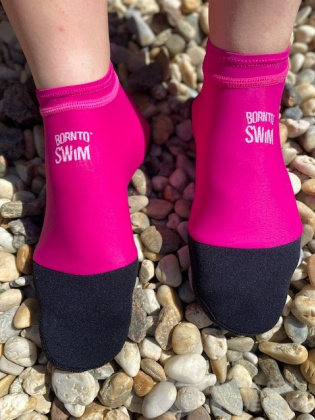 BornToSwim Neoprene Socks Pink
