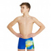 Badehose Jungen Arena Boys Swim Short Placement Royal/Multi
