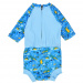 Schwimmanzug für Babys Splash About Happy Nappy Sunsuit Crocodile Swamp