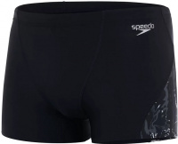 Speedo Allover V-Cut Aquashort Black/White/USA Charcoal Speedo Allover V-Cut Aquashort Black/White/USA Charcoal