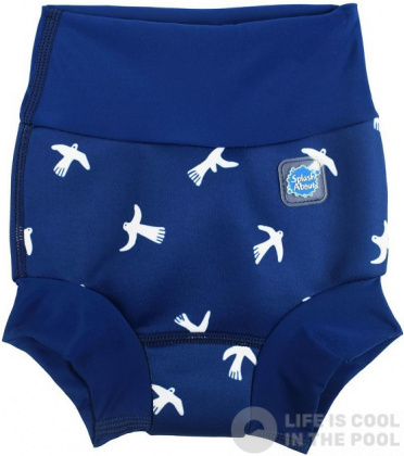 Schwimmanzug für Babys Splash About Happy Nappy Duo White Birds