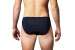 Badehose Herren Swimaholic Brief Black/Grey