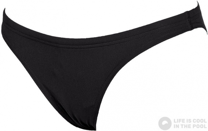 Bikinihose Arena Solid Bottom Black/White