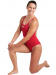 Damen Trainings Badeanzug Arena Solid Swim Pro red