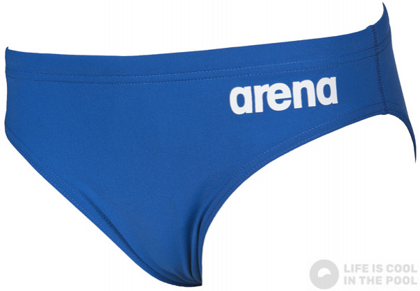 Badehose Herren Arena Solid brief blue