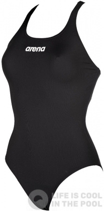 Damen Trainings Badeanzug Arena Solid Swim Pro black