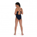 Badeanzug Mädchen Speedo HyperBoom Splice Muscleback Girl True Navy/Siren Red/Papaya Punch