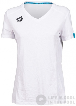 Damen T-Shirt Arena Women Team T-Shirt Panel White