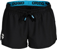 Damen-Badeanzug Arena Women Team Short Solid Black