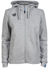 Damensweatshirt Arena Women Team Hooded Jacket Panel Medium Grey/Heather