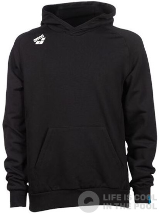 Kapuzensweatshirt Arena Team Unisex Hooded Sweat Panel Black