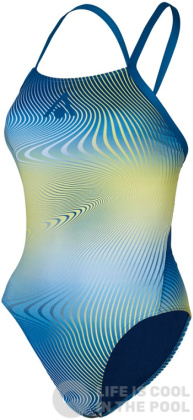 Damen-Badeanzug Aqua Sphere Essential Tie Back Multicolor