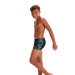 Badehose Jungen Speedo Hyper Boom Panel Aquashort Boy Black/Bolt/Dove Grey