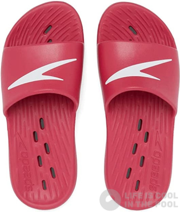 Damenpantoffeln Speedo Slide Female Fire Red