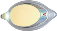 Swans SRXCL-MPAF Mirrored Optic Lens Racing Clear/Yellow