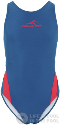 Badeanzug Mädchen Aquafeel Racerback Girls Blue/Red