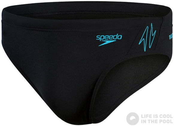 Speedo Hyper Boom Splice Brief Black/Bolt