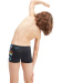 Badehose Jungen Speedo Digital Panel Aquashort Boy Black/Hypersonic Blue/Orange/Lumo Green