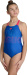 Badeanzug Mädchen Arena Girls Swimsuit V Back Graphic Royal/Fluo Red