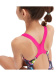 Damen-Badeanzug Speedo Allover Splashback Girl Black/Pink/Indigo Glow/Blue/Lumo Green