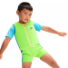 Schwimmveste Kinder Speedo Character Printed Float Suit Chima Azure Blue/Fluro Green