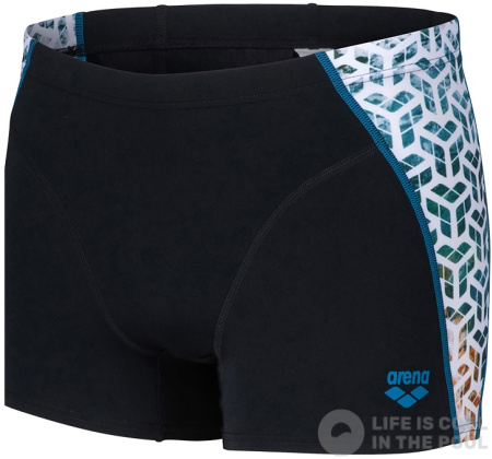 Arena Planet Water Swim Shorts Black White Multi Swimaholic