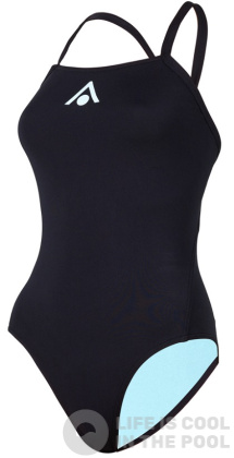 Damen-Badeanzug Aqua Sphere Essential Tie Back Black