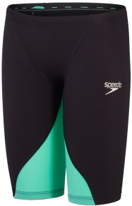 Wettkampf Badehose Jungen Wettkampf Badehose Jungen Speedo Fastskin LZR Ignite Jammer Boy Black/Green Glow