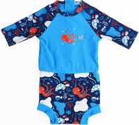 Schwimmanzug für Babys Splash About Happy Nappy Sunsuit Under the Sea