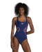 Damen-Badeanzug Arena My Crystal Swimsuit Control Pro Back Navy/Neon Blue