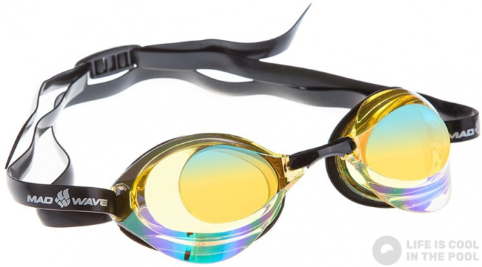 Schwimmbrille Mad Wave Turbo Racer II Rainbow