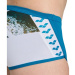 Arena Planet Swim Low Waist Short Blue Cosmo/White