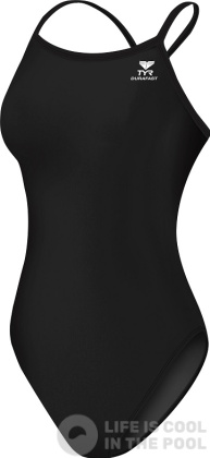 Damen-Badeanzug Tyr Solid Elite Diamondfit Black