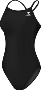 Damen-Badeanzug Tyr Solid Elite Diamondfit Black