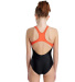 Arena Girls Swimsuit Swim Pro Back Graphic Black/Floreale