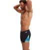 Speedo Allover Digi V-Cut Aquashort Black/True Cobalt
