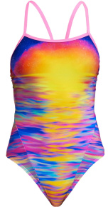 Funkita Darkinjung Sunset Single Strap One Piece Funkita Darkinjung Sunset Single Strap One Piece