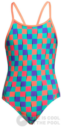 Funkita Flip Flop Diamond Back One Piece Girls