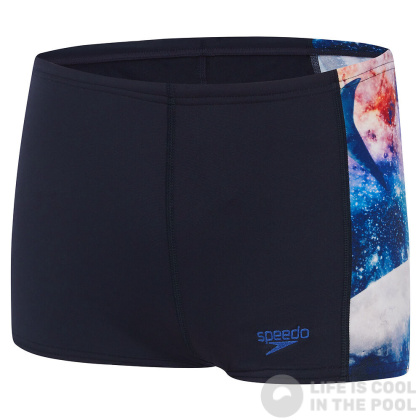 Speedo Digital Panel Aquashort Boy Cobalt/True Navy