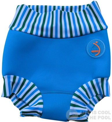 Schwimmanzug für Babys AquaKiddo Swim Nappy Neon Blue
