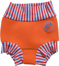 Schwimmanzug für Babys AquaKiddo Swim Nappy Neon Orange 