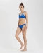 Arena Solid Tie Back Top Royal/White