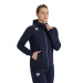 Damensweatshirt Arena Women Team Hooded Jacket Panel Navy