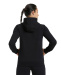 Damensweatshirt Arena Women Team Hooded Jacket Panel Black