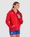 Damensweatshirt Arena Women Team Hooded Jacket Panel Red