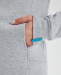 Damensweatshirt Arena Women Team Hooded Jacket Panel Medium Grey/Heather