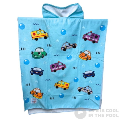 Aquakiddo Poncho Cars New